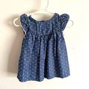 Cat & Jack Blue Polka Dot Dress